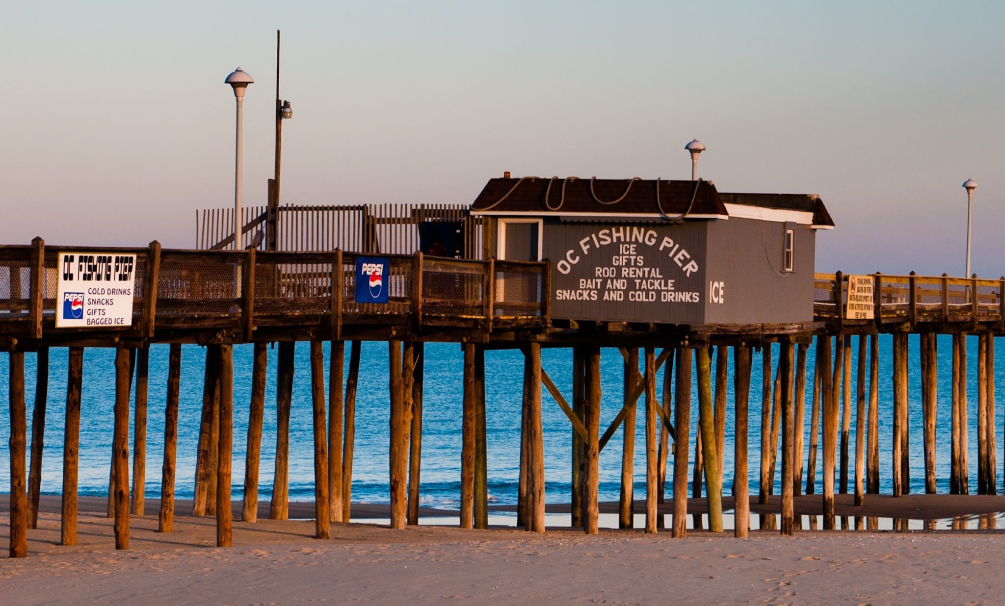 OC fishing pier - E-Point Student Travel Center in Ocean City and ...