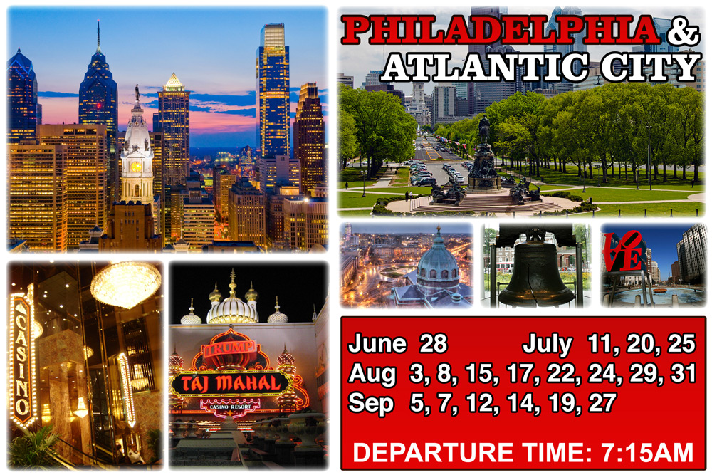 Philadelphia & Atlantic City EPoint Student Travel Center Ocean